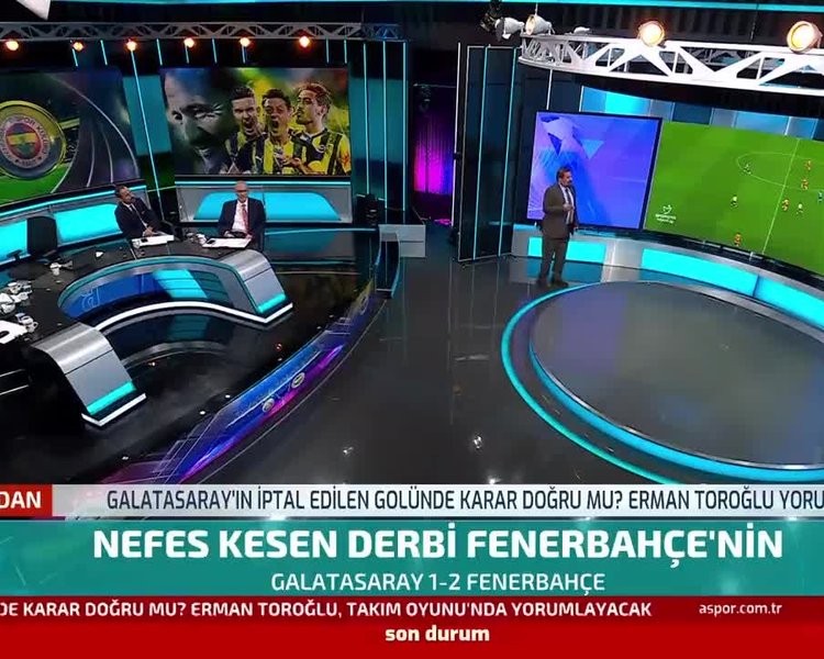 Erman Toroglu Galatasaray Fenerbahce Maci Sonrasi Degerlendirmelerde Bulundu Vitor Pereira