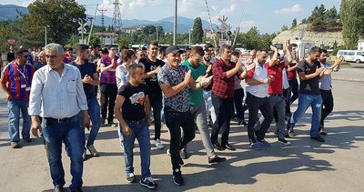Taraftardan Karabükspor’a destek yürüyüşü