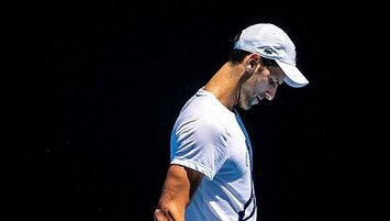 Djokovic antrenman maçını yarıda bıraktı