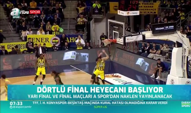 Dörtlü final heyecanı başlıyor