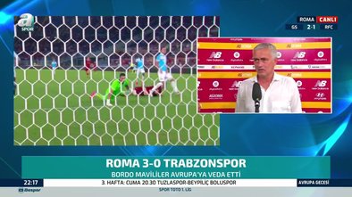 Roma Trabzonspor maçının ardından Jose Mourinho'dan Trabzonspor'a büyük övgü! (TS spor haberi)
