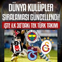 Dünya kulüpler sıralaması güncellendi!