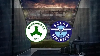 Giresunspor - Adana Demirspor | CANLI