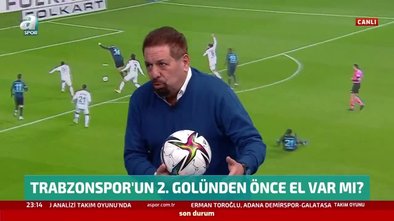 Trabzonspor'un 2. golünden önce el var mı? Erman Toroğlu yorumladı