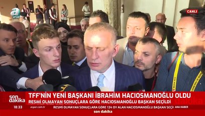 >İşte Hacıosmanoğlu'nun ilk sözleri