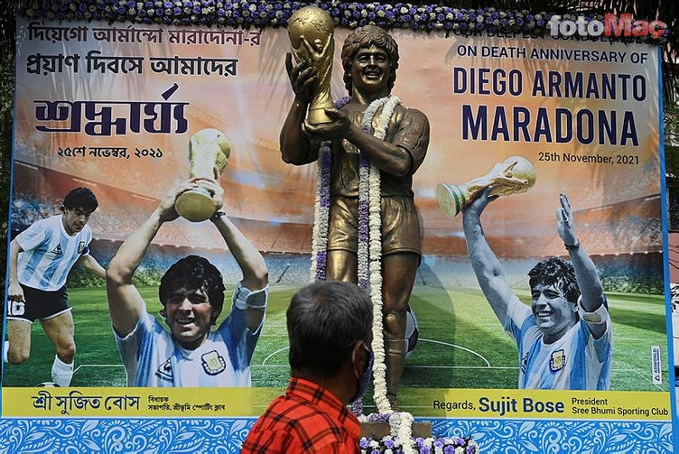 Son dakika spor haberi: Arjantinli futbol efsanesi Diego Armando Maradona ölümünün 1. yılında anılıyor!
