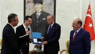 Başkan Erdoğan'dan Guidetti'ye jest