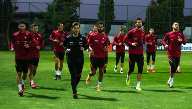 A Milli Futbol Takımı Sırbistan maçının hazırlıklarına başladı