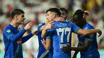 Rize'den 5'lik şov