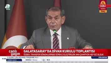 Dursun Özbek'ten transfer çıkışı!