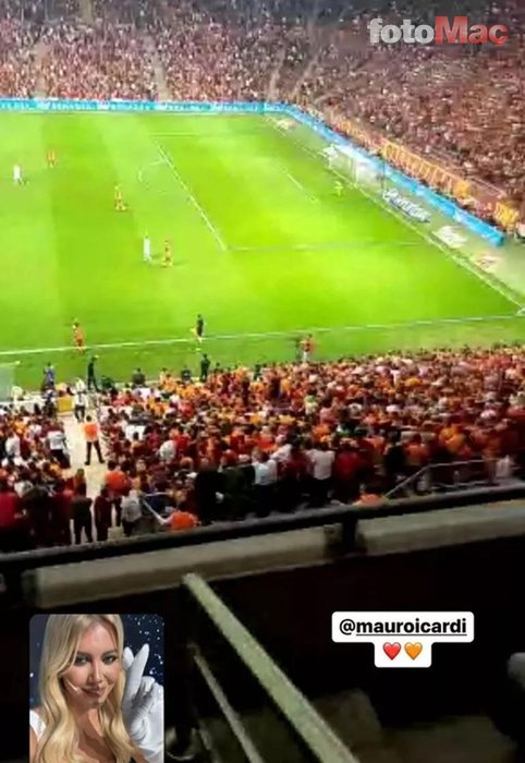 Wanda Nara'dan Icardi'ye Konyaspor maçında destek!