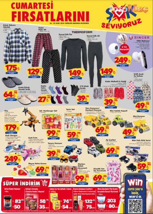 ŞOK AKTÜEL ÜRÜNLER KATALOĞU | 6 - 9 Ocak ŞOK indirimli ürünler listesi