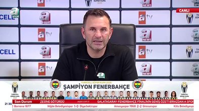 Okan Buruk'tan Fenerbahçe'ye tebrik!