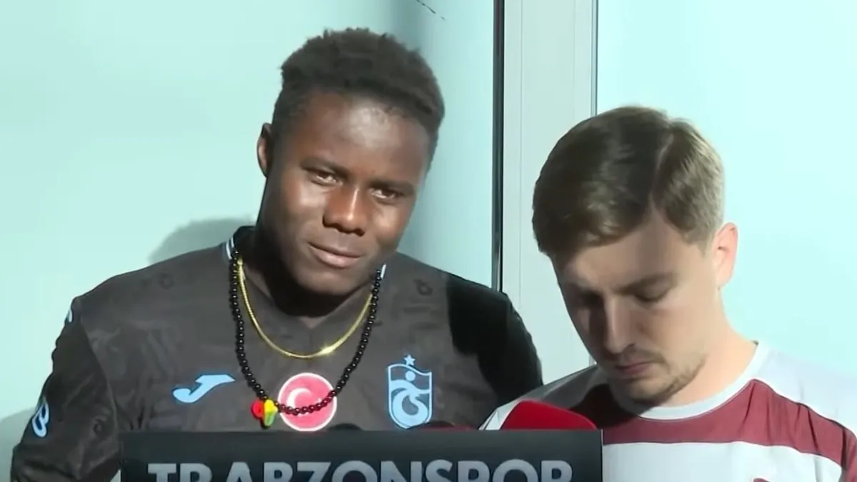 Trabzonspor'un yeni transferi Franculino Dju şehre geldi