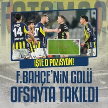 Fenerbahçe'nin golü ofsayta takıldı!