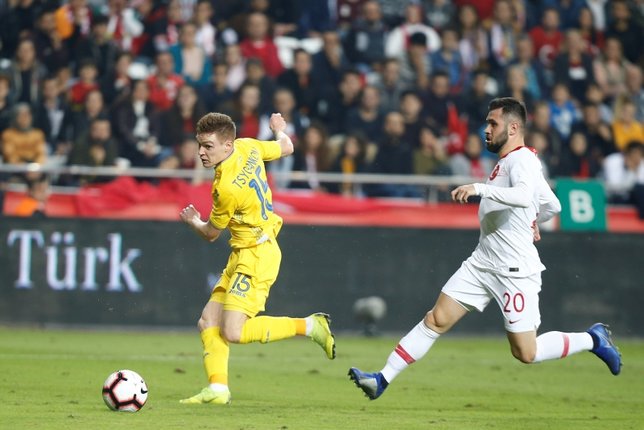 Türkiye - Ukrayna maçından kareler!