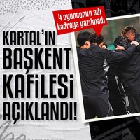 Beşiktaş'ın kamp kadrosu açıklandı!