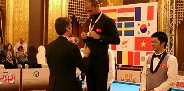 Bilardoda bronz, altın değeri gördü