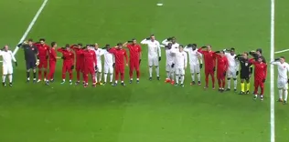 Emre Belözoğlu’nun golünden sonra...