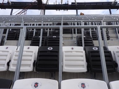Vodafone Arena’da koltuk montajına başlandı