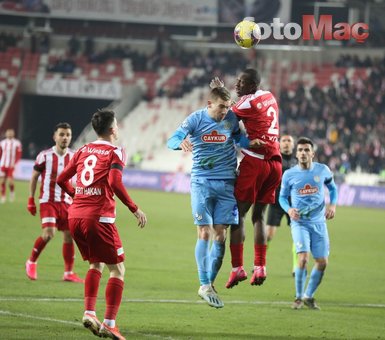 Sivasspor - Rizespor maçından kareler...