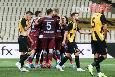 Trabzonspor-AEK maçının 11’leri belli oldu!