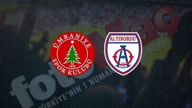 Ümraniyespor - Altınordu maçı ne zaman, saat kaçta ve hangi kanalda canlı yayınlanacak? | TFF 1. Lig