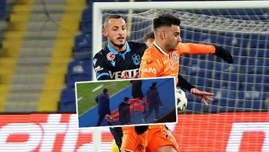 Başakşehir Trabzonspor maçında Deniz Türüç sakatlanarak oyundan çıktı!