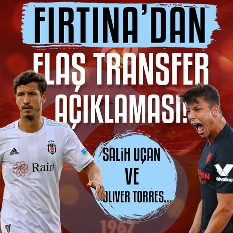 Trabzonspor’dan flaş transfer açıklaması! Salih Uçan ve Oliver Torres...