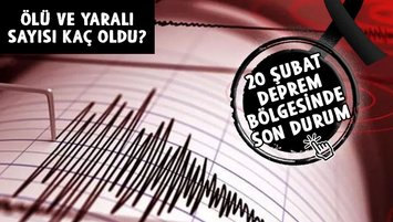 Kahramanmaraş depremi 20 Şubat ölü ve yaralı sayısı kaç oldu?