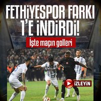 Fethiyespor farkı 1'e indirdi!