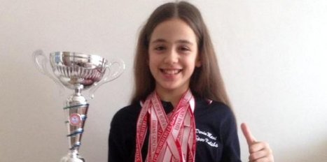 9 yaşındaki Beyza, 13 madalya kazandı