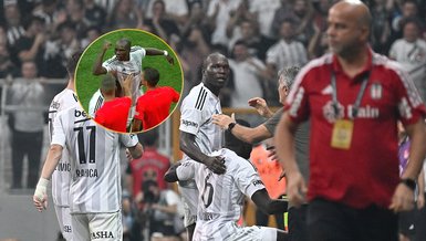 Beşiktaş Dinamo Kiev maçında Aboubakar'dan Lucescu'ya tepki sevinci