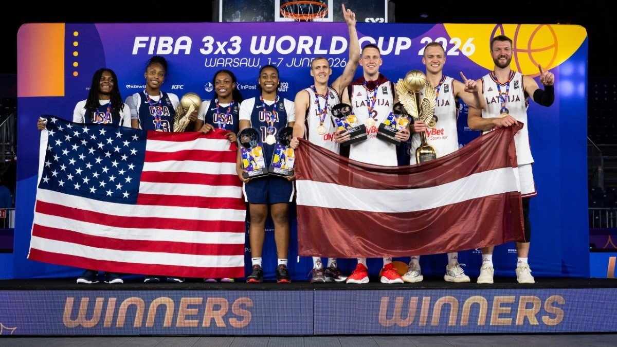 Letonya ve ABD, FIBA 3x3 Dünya Kupası 2026’da şampiyon oldu!