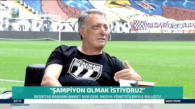 Beşiktaş Başkanı Ahmet Nur Çebi'den şampiyonluk açıklaması!