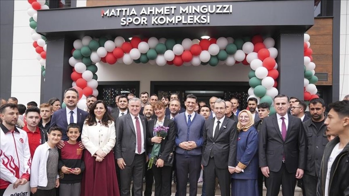 Ahmet Minguzzi Spor Tesisi'nin açılışı gerçekleşti