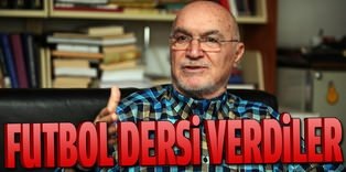 Futbol dersi verdiler