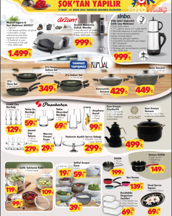 ŞOK'TA BAYRAM FIRSATI | 19 Mart aktüel ürünler kataloğu ve indirimleri