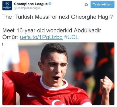 Türk futbolunun yeni yıldızı: Abdülkadir Ömür