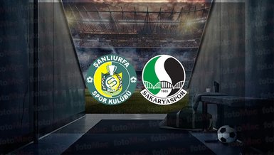 Şanlıurfaspor - Sakaryaspor maçı ne zaman, saat kaçta ve hangi kanalda canlı yayınlanacak? | Trendyol 1. Lig