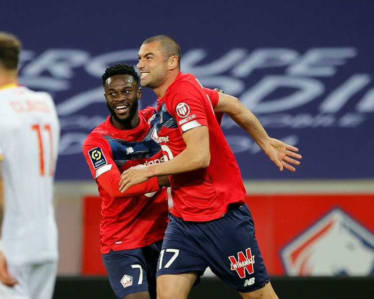 Lille Thrash Lens 4 0 Turkish Players Score Fotomac