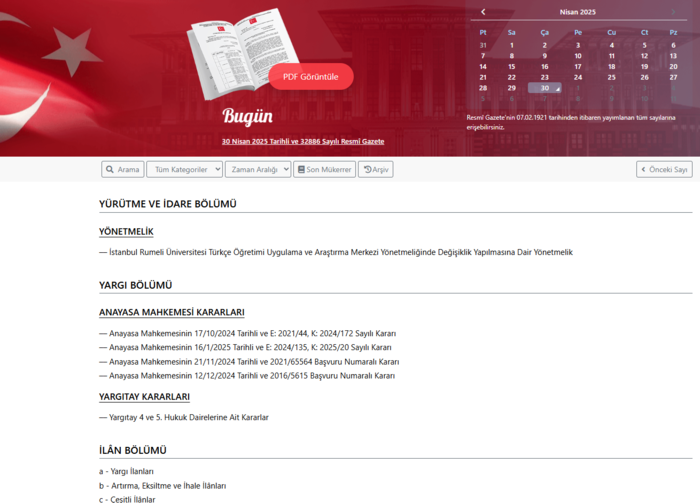 Resmi Gazete'de bugün! 30 Nisan 2025 Resmi Gazete kararları 12 Resmi Gazete'de bugün! 30 Nisan 2025 Resmi Gazete kararları- Trabzonspor