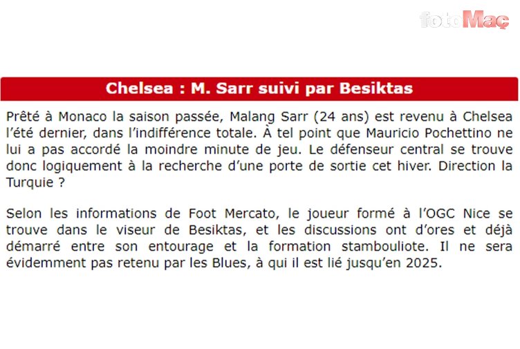 TRANSFER HABERİ: Beşiktaş'a Chelsea'den stoper! Fransızlar duyurdu