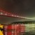 Fatih Sultan Mehmet köprüsü Galatasaray için sarı-kırmızı renklerle ışıklandırıldı