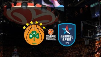 Panathinaikos - A. Efes | CANLI