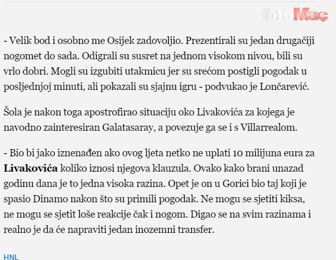 Galatasaray'da flaş transfer gelişmesi! Dominik Livakovic için transfer açıklaması