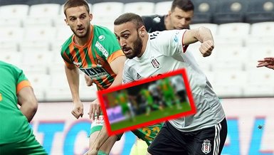 İşte Beşiktaş'ın Alanyaspor maçında Cenk Tosun ile penaltı beklediği pozisyon!