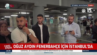 >F.Bahçe'nin yeni transferi Oğuz Aydın İstanbul'a geldi!
