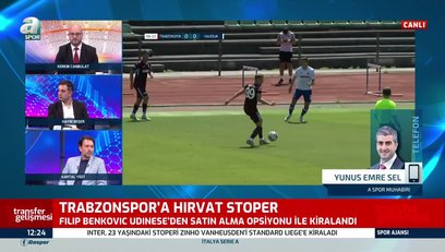 >Filip Benkovic Trabzonspor'da