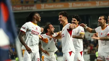 G.Saray'dan 4 maçta 12 gol geldi
